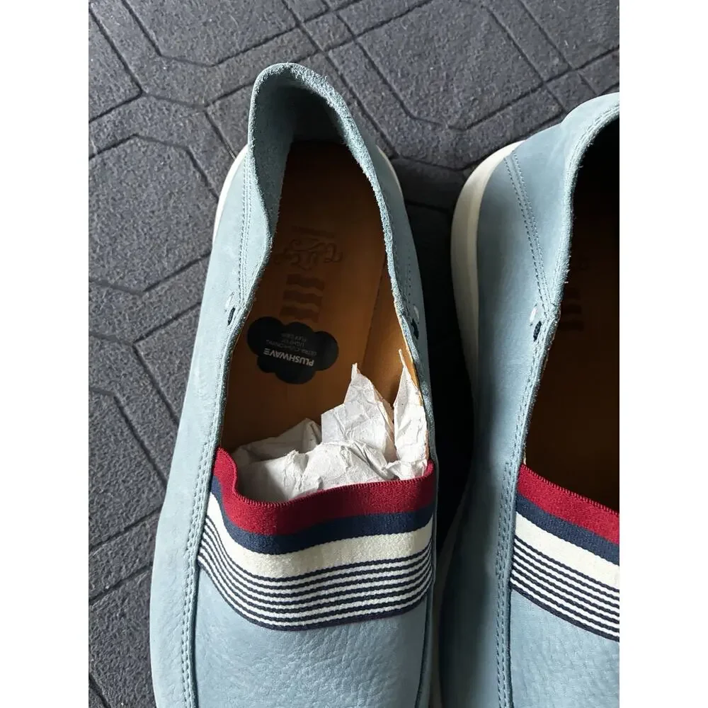 Sperry Men’s Gold Plushwave Cabo Slip On - Blue Nubuck